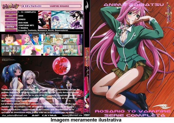 Rosario + Vampire  (13 Episódios - Completo)