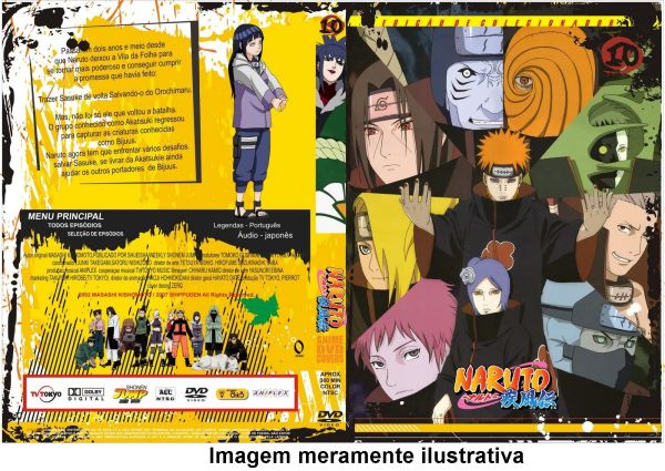 Naruto Shippuuden Box (09 DVDs = 268 Episódios)