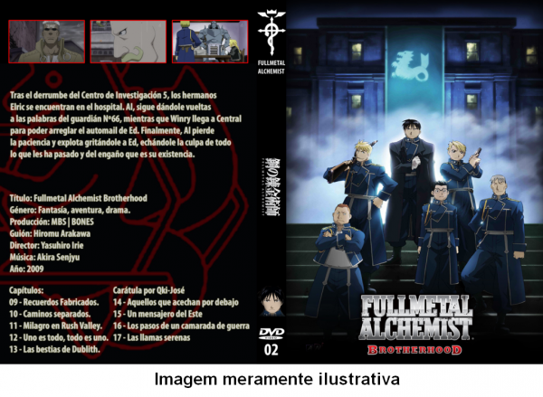 FullMetal Alchemist Brotherhood DVD 2(Episódios 24-48)